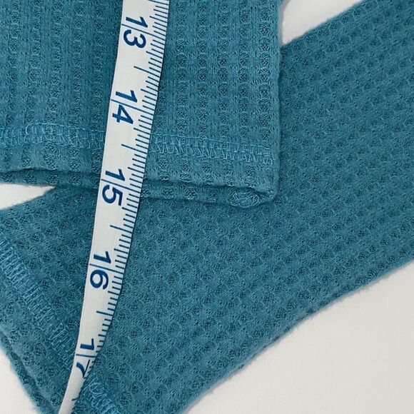 Aeropostale Womens Stretch Long Sleeve Tie-Front Cropped Top Blue Small NWT‎ - Picture 5 of 5